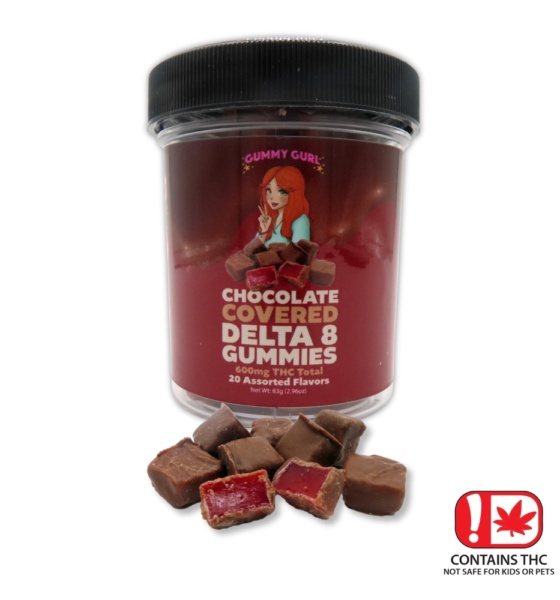 30mg Delta-8 Chocolate Covered Gummies