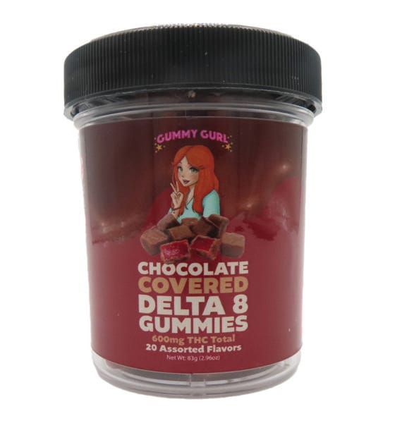 Gummy Gurl™ 30mg Delta-8 Chocolate Covered Gummies (20 count)